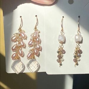 🌹🍫 Roses and Chocolate Earring Duo 🍫🌹❤️